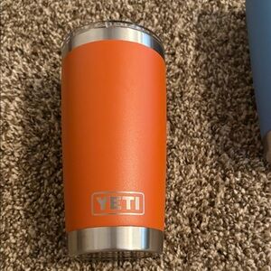 YETI Vibrant Orange Travel Mug